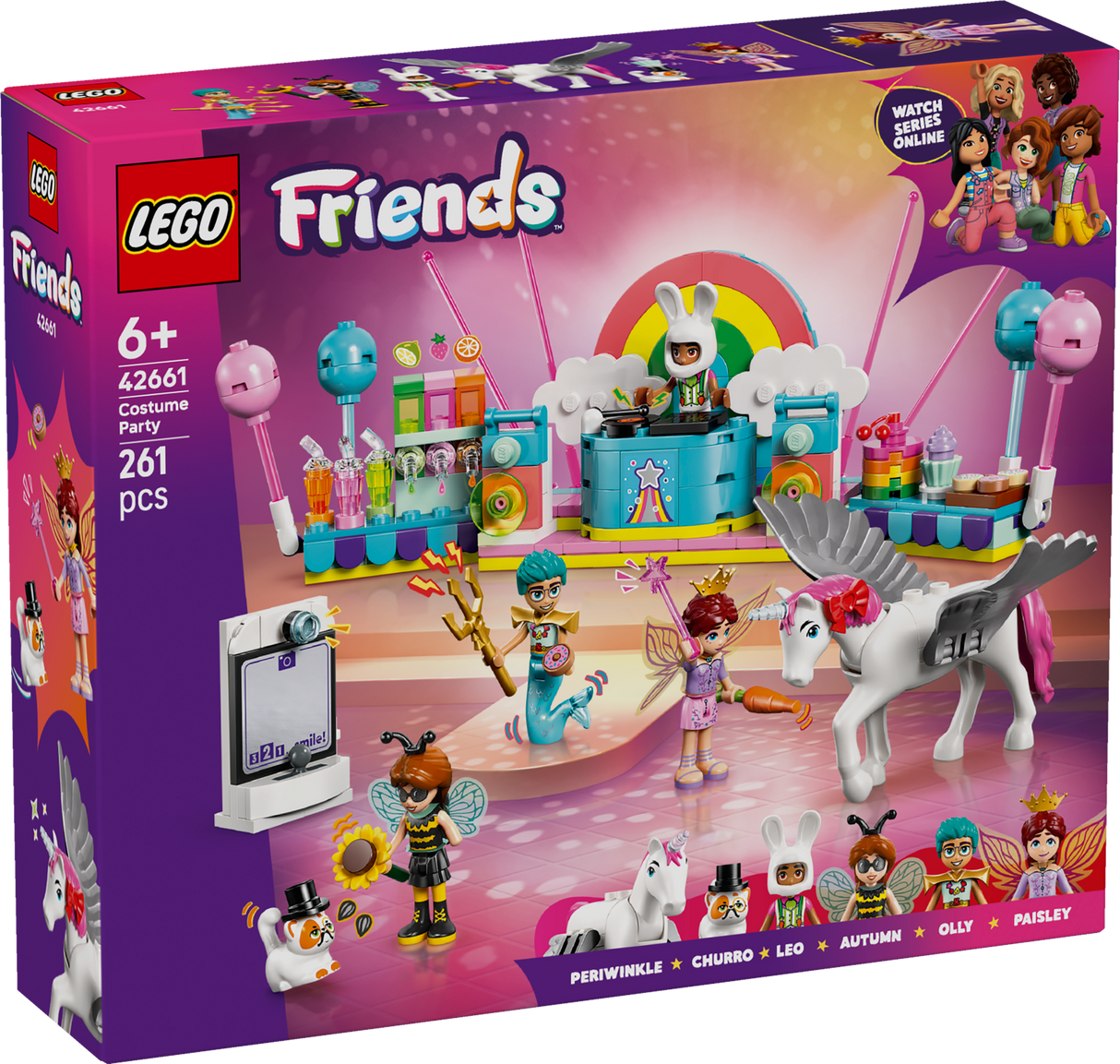 LEGO Friends Costume Party with Unicorn & Fairy 42661L