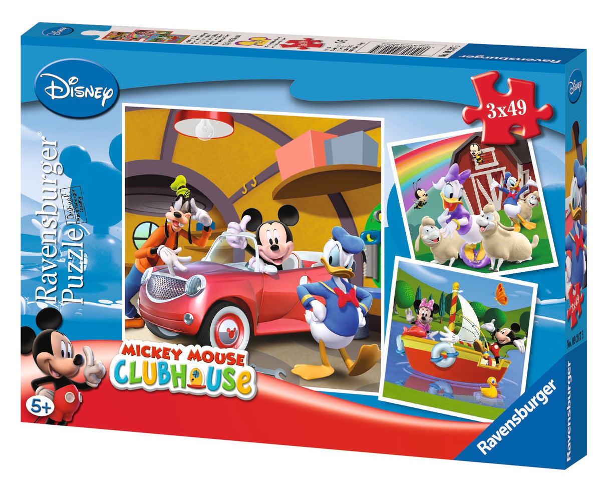 Ravensburger Puzzle 3x49 pc Mickey Mouse Clubhouse 092475V