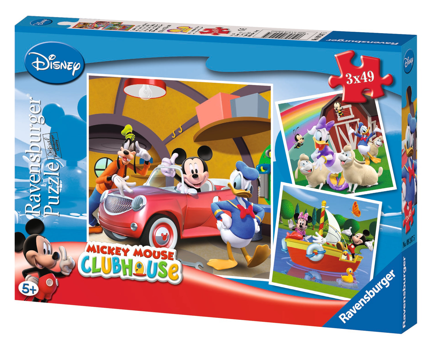 Ravensburger Puzzle 3x49 pc Mickey Mouse Clubhouse 092475V