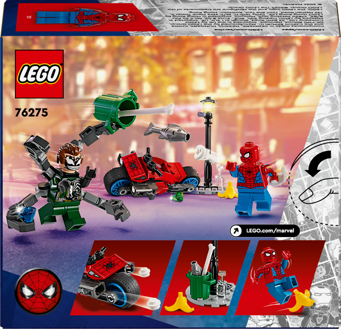 LEGO Super Heroes Motorcycle Chase: Spider-Man vs. Doc Ock 76275L