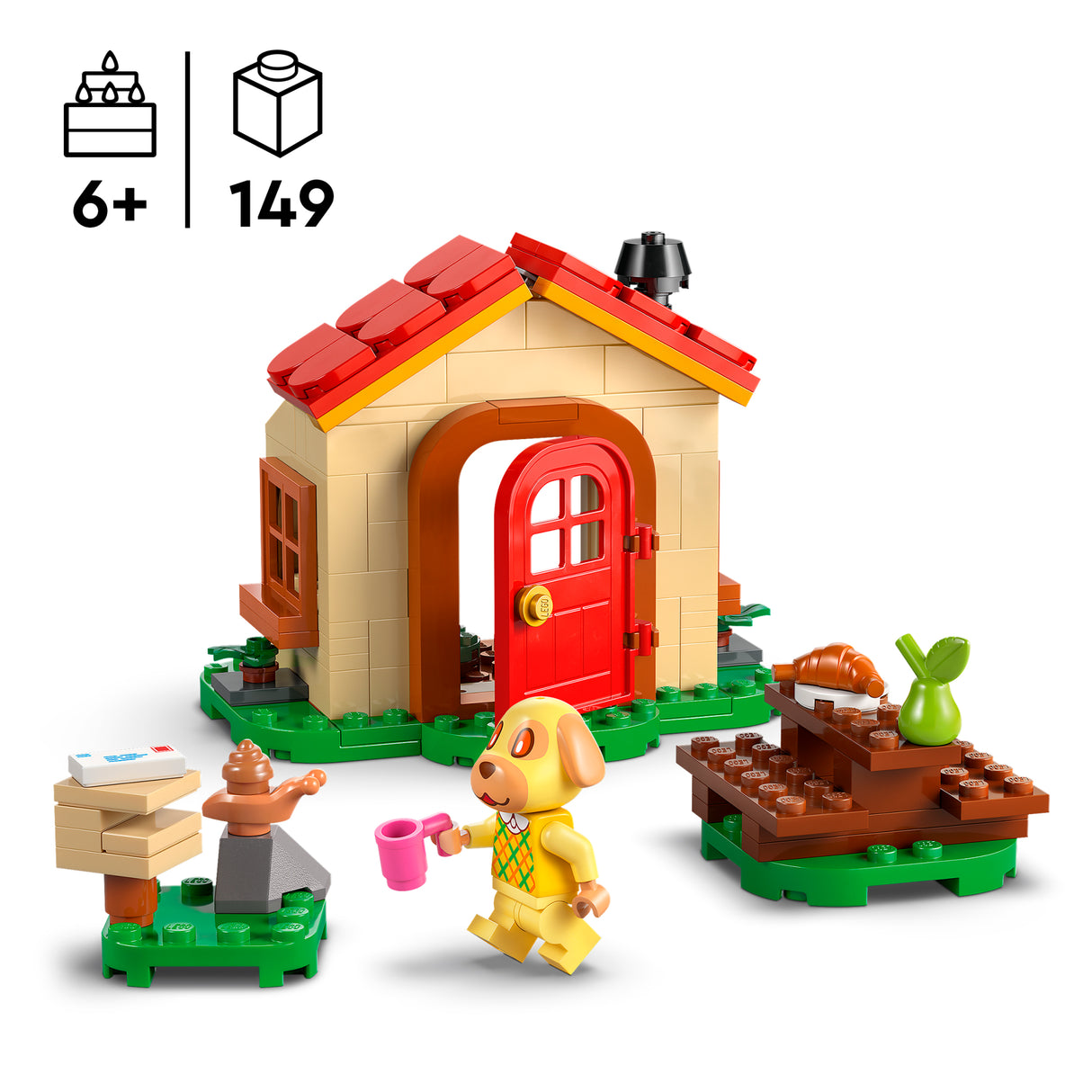 LEGO Animal Crossing Goldie's Cozy House 77058L