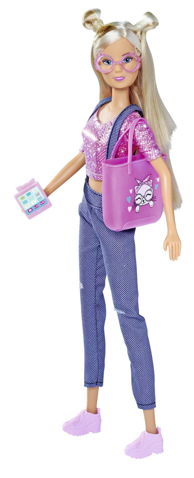 Simba Doll Steffi Love With A Cat Bag  105733602B