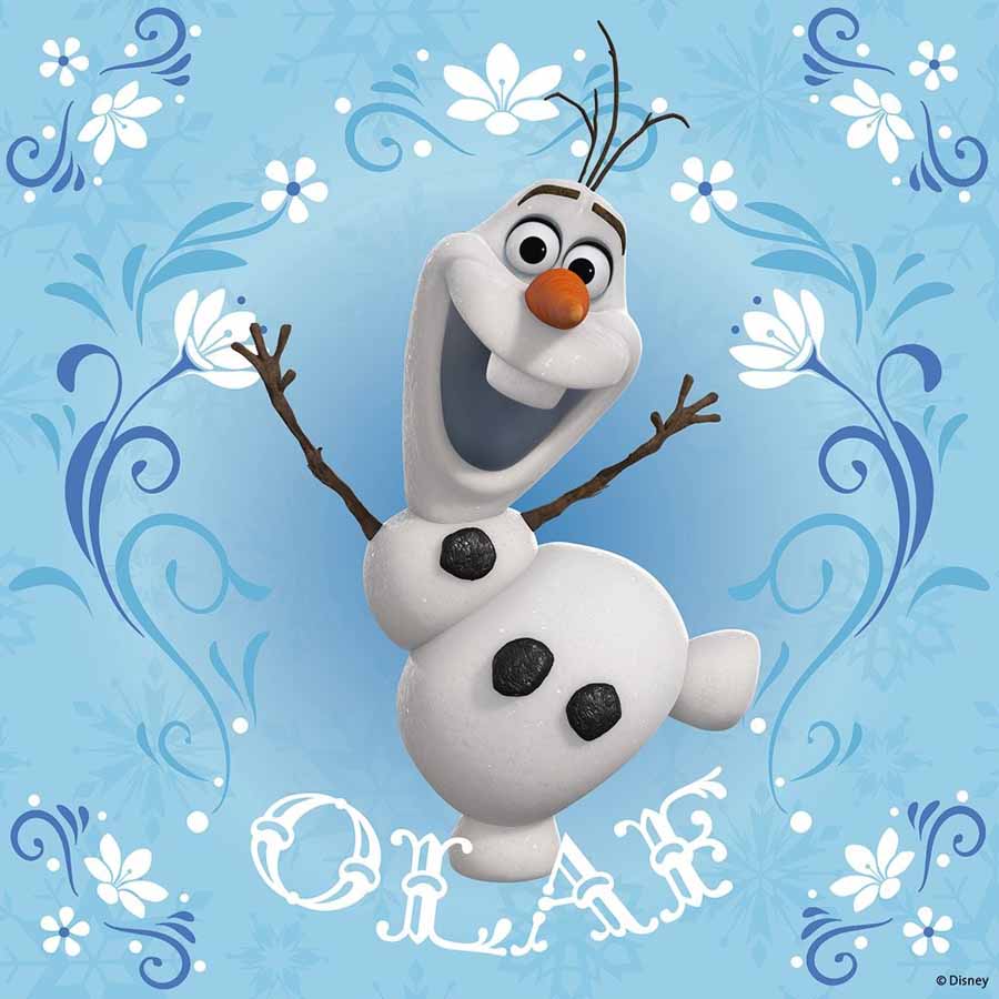 Ravensburger Puzzle 3x49 pc Frozen Elsa, Anna & Olaf 092697V
