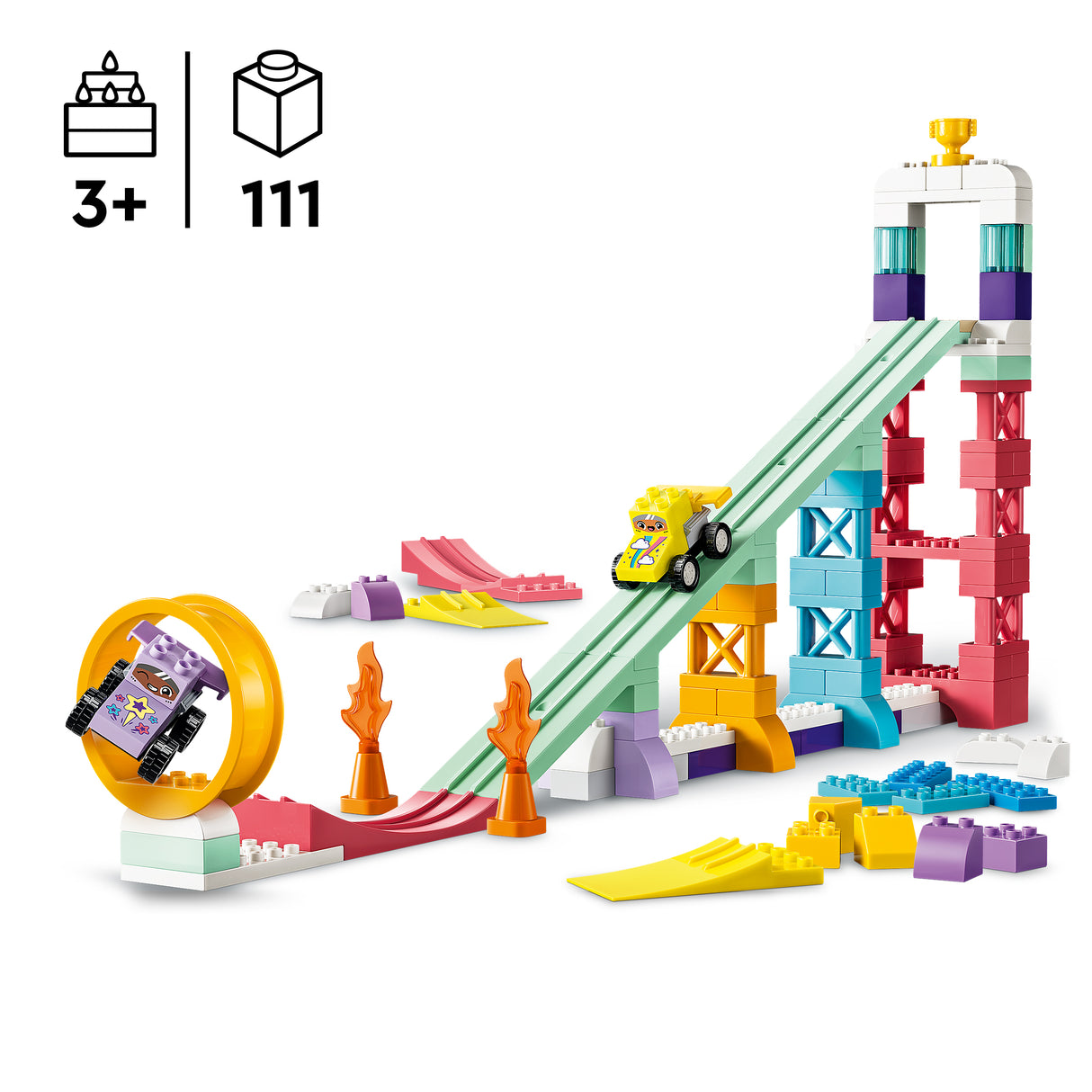 LEGO DUPLO Town 3 in 1 Creative Ramps with Vehicles 10478L