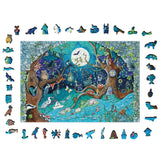 Ravensburger Wooden Puzzle 500 pc Fantasy Forest 175161V