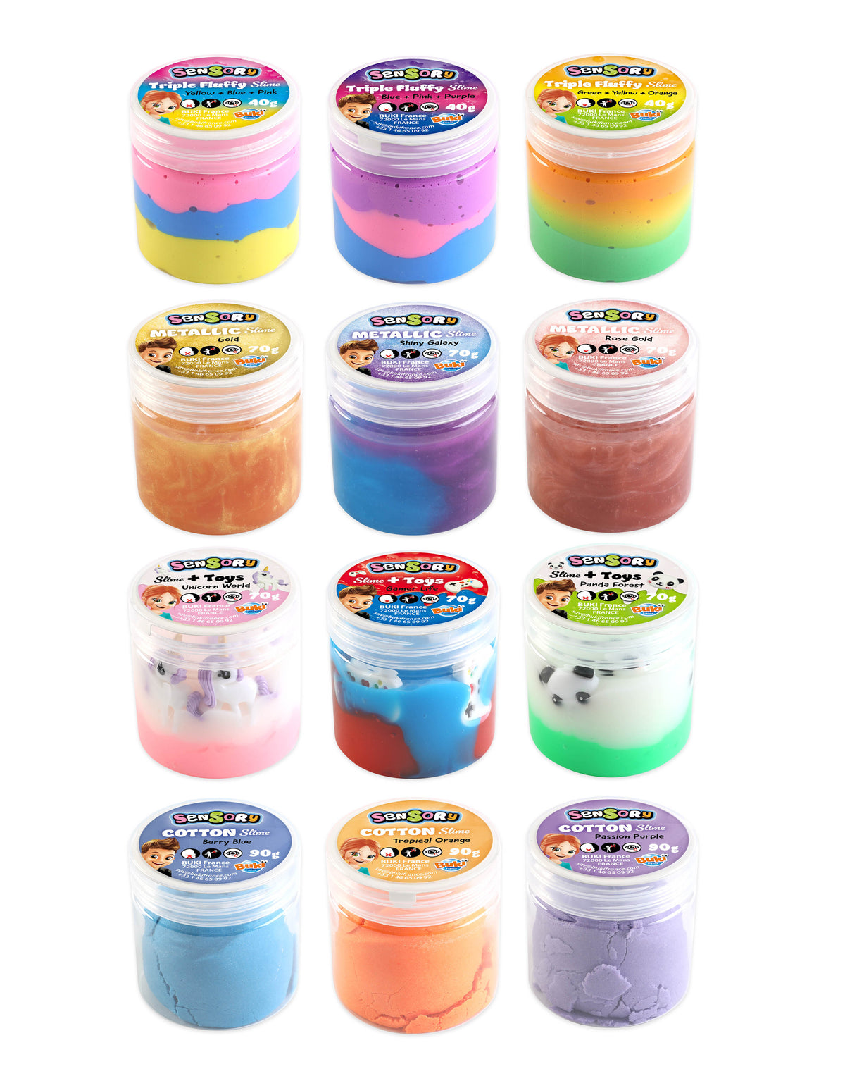 Buki Slime - 12 Different D169I