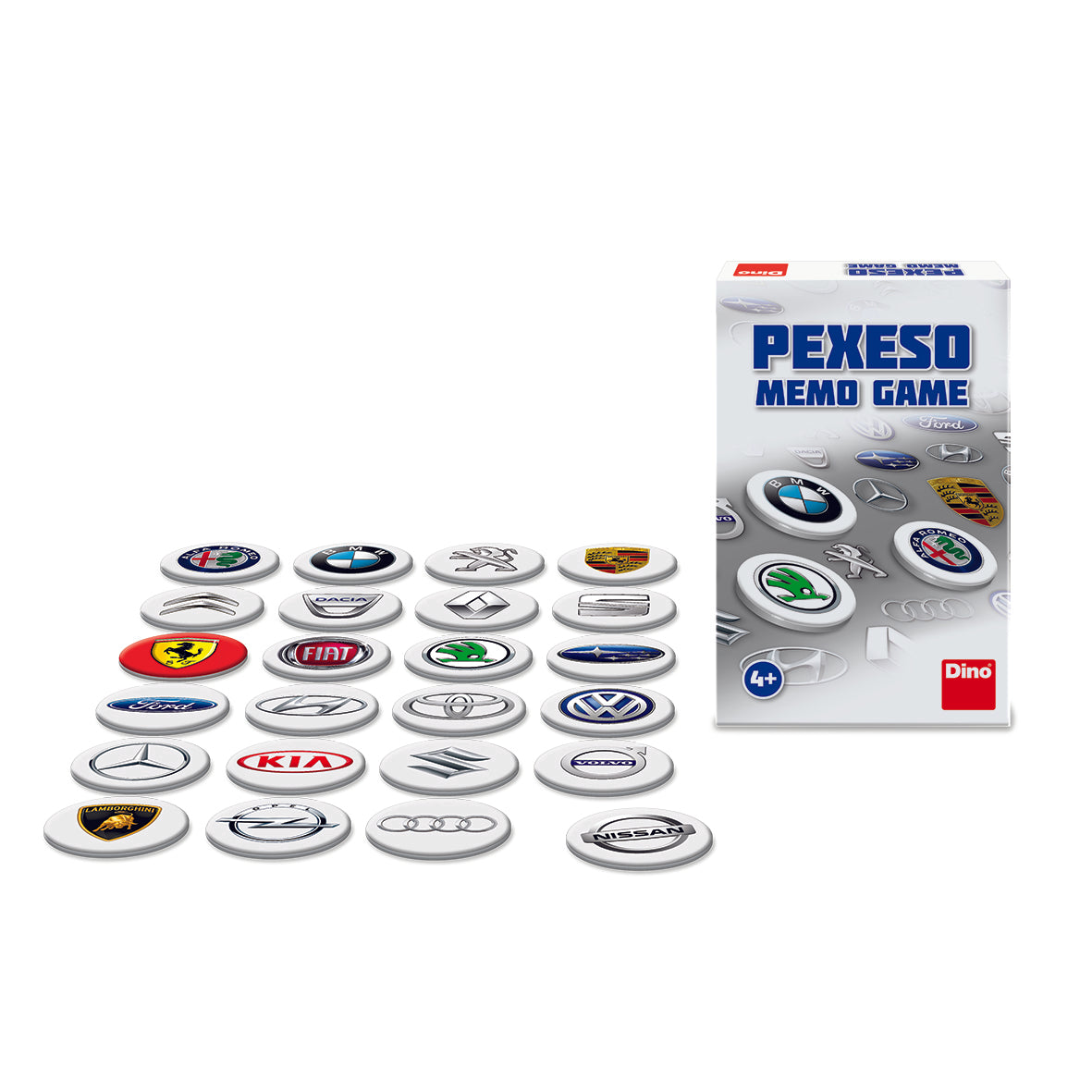 Dino Memo Car Brands 62197D