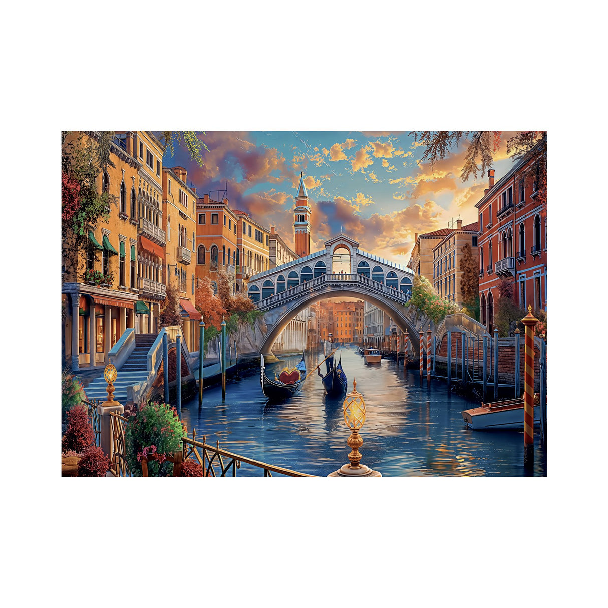 Dino Puzzle 1000 Pcs: Painted Venice 53329D