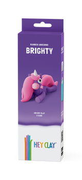 HEY CLAY Modeling Clay Unicorn Brighty 3pc 30137E