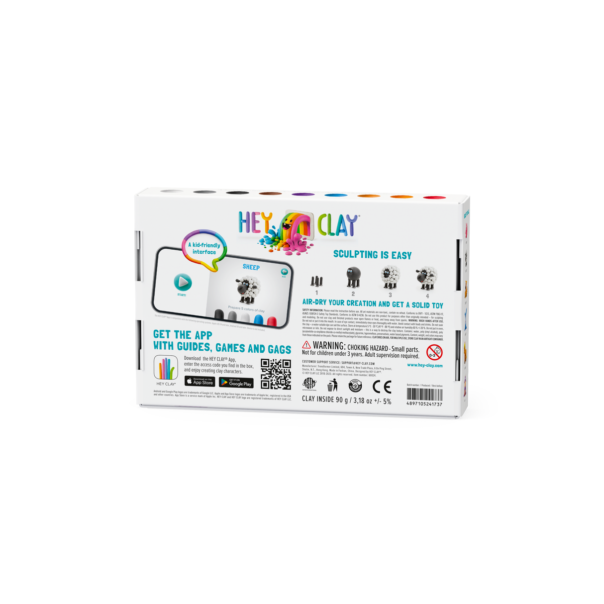 
HEY CLAY Modeling Clay Animal Selection 2 60024E