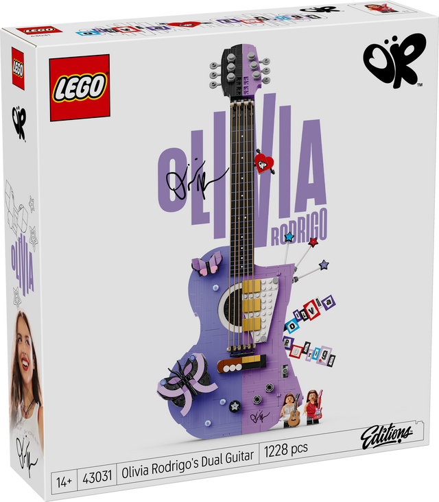 LEGO Editions Olivia Rodrigo’s Dual Guitar 43031L