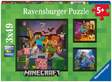 Ravenburgeri Puzzle 3x49 Pieces Minecraft 056217V