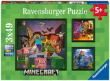 Ravenburgeri Puzzle 3x49 Pieces Minecraft 056217V