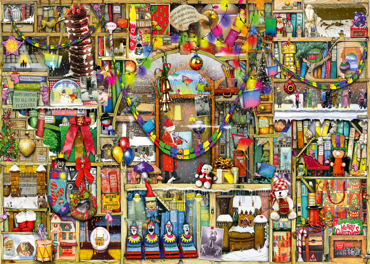 Ravensburger Puzzle 1000 Pieces: Christmas Cupboard 12000303V
