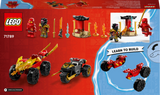 LEGO Ninjago Kai and Ras's Car and Bike Battle 71789L