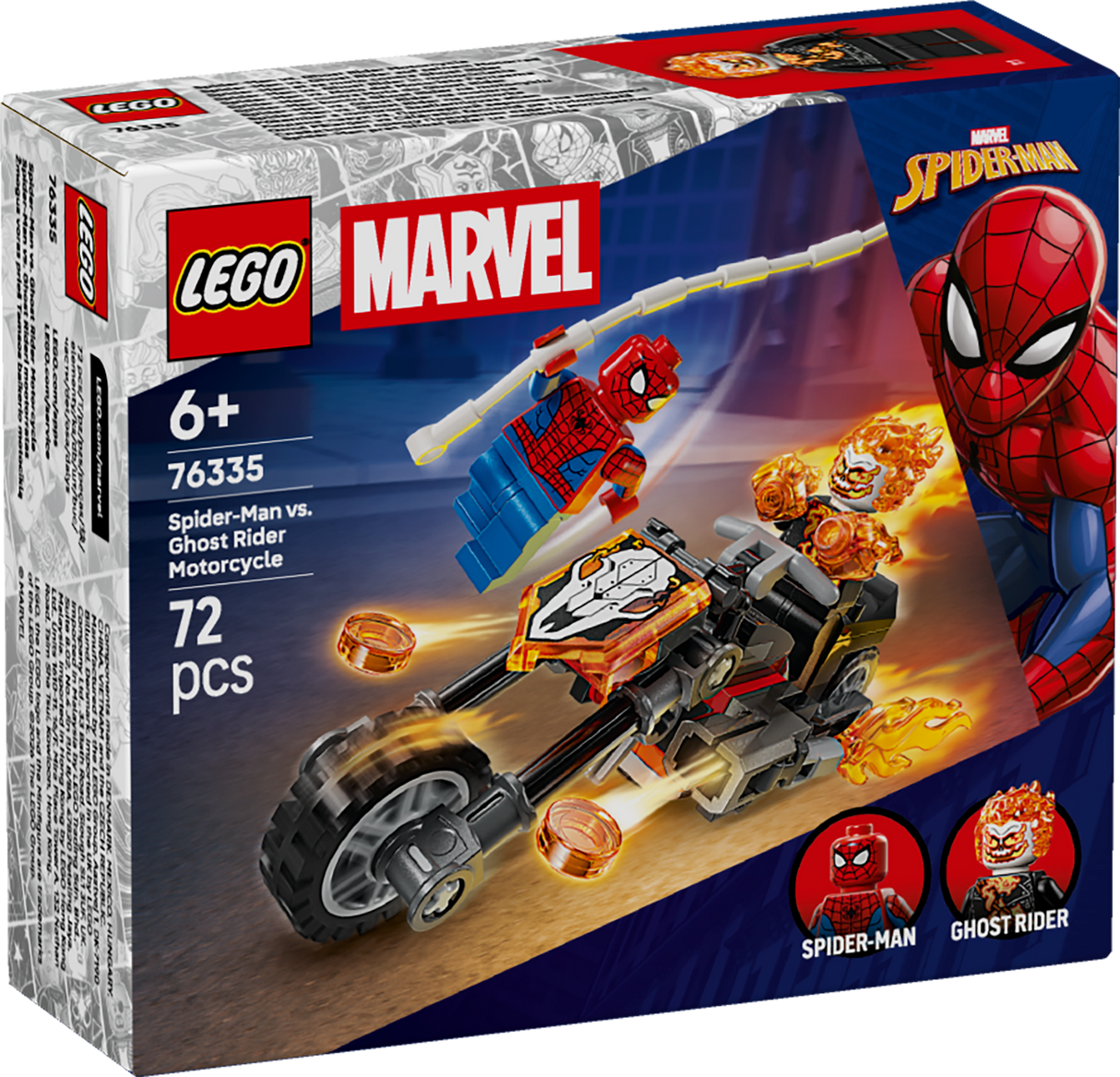 LEGO Super Heroes Spider-Man vs. Ghost Rider Motorcycle 76335L