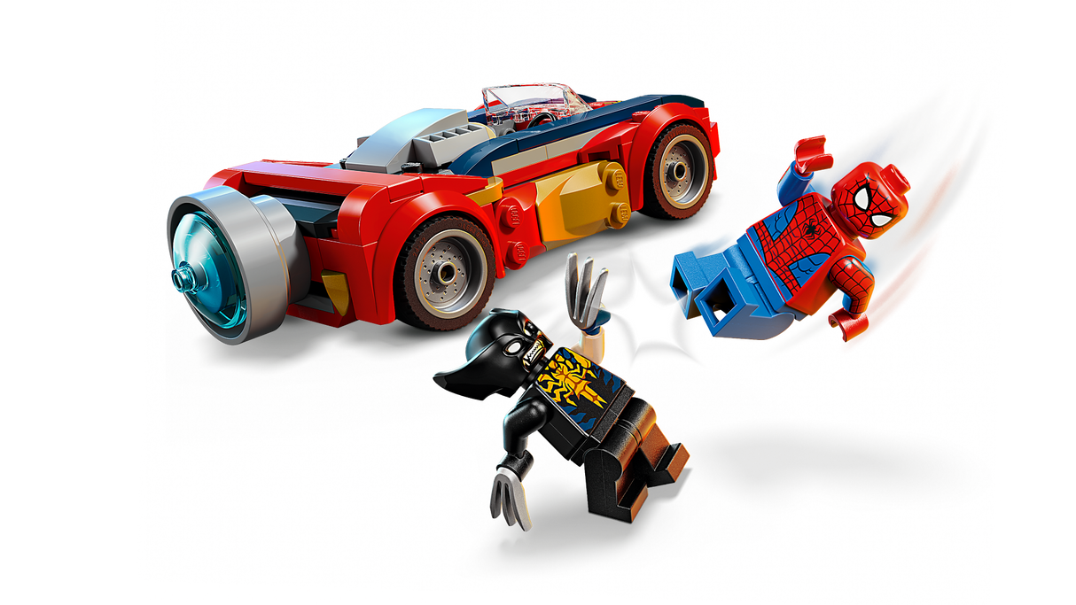 LEGO Super Heroes Spider-Man Car vs. Venomized Wolverine 76336L