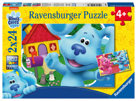 Ravensburger Puzzle 2x24 pc Blue Hints and You 055685V