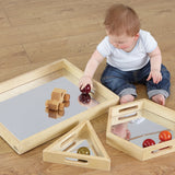TTS Explorative Sensory Mirror Tray Shapes, 4pk EY01189B