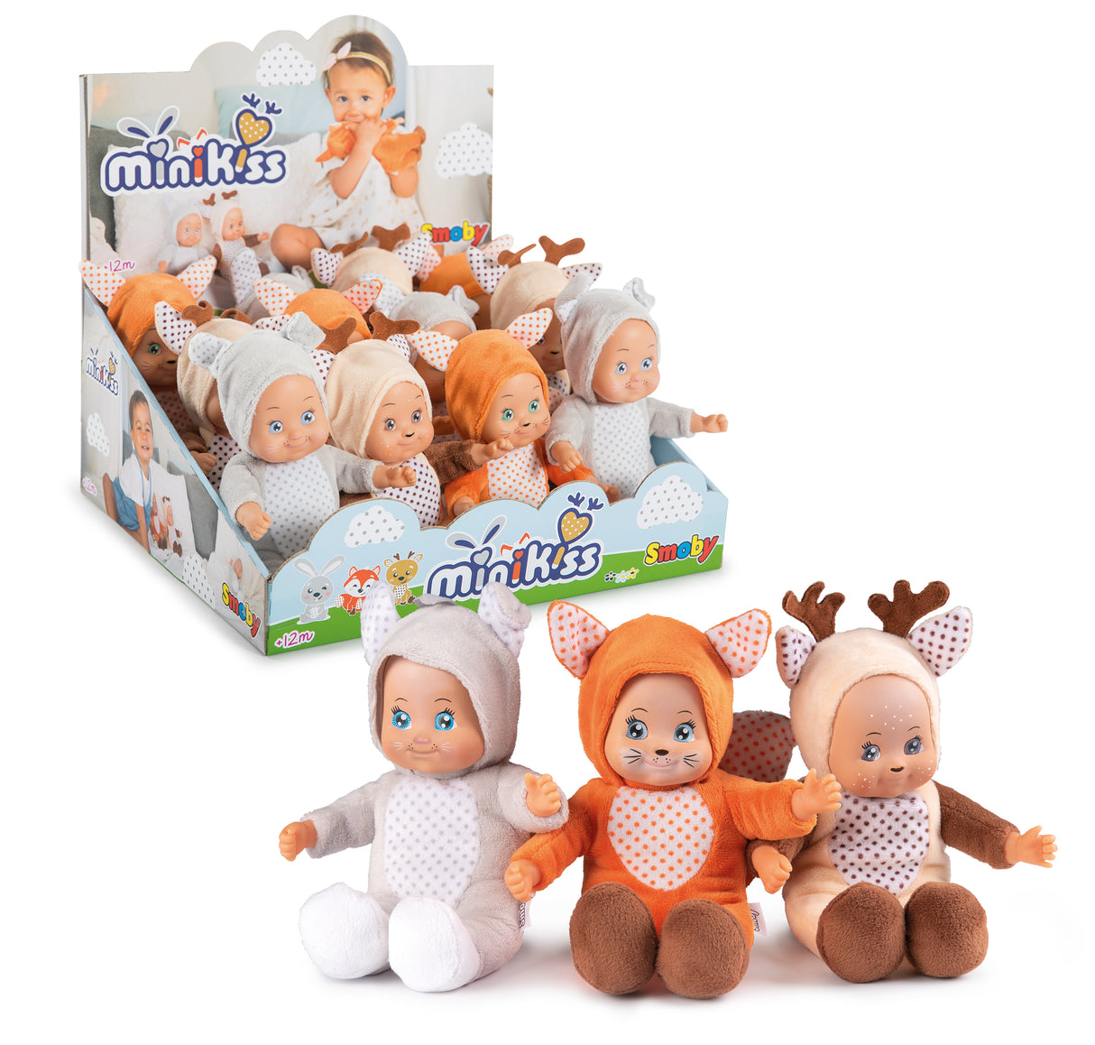 Smoby Minikiss Doll 210127S