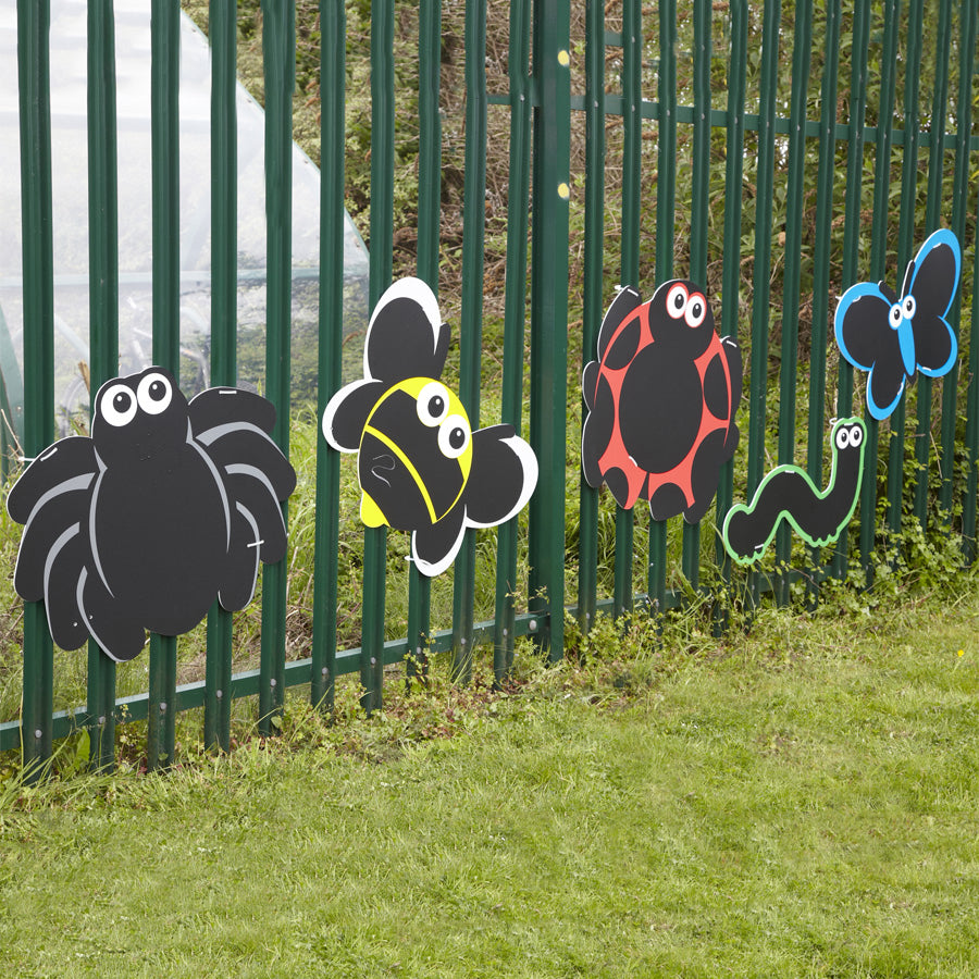 TTS Outdoor Mark Making Chalkboards 5pk Minibeasts AR01502B