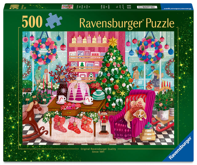 Ravensburger Puzzle 500 Pieces: Christmas Boutique 12001933V