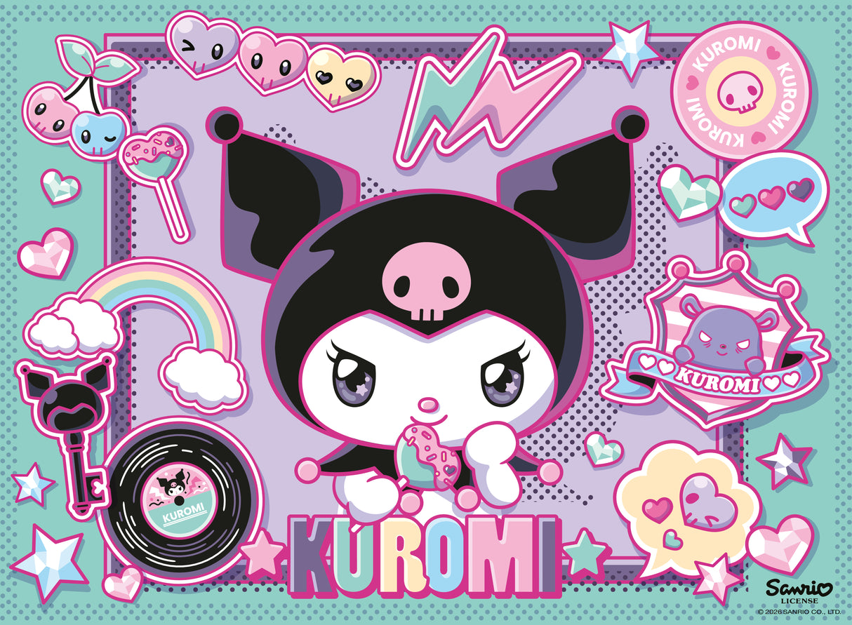 Ravensburger Puzzle 100 Pieces: Hello Kitty Kuromi 12004333V