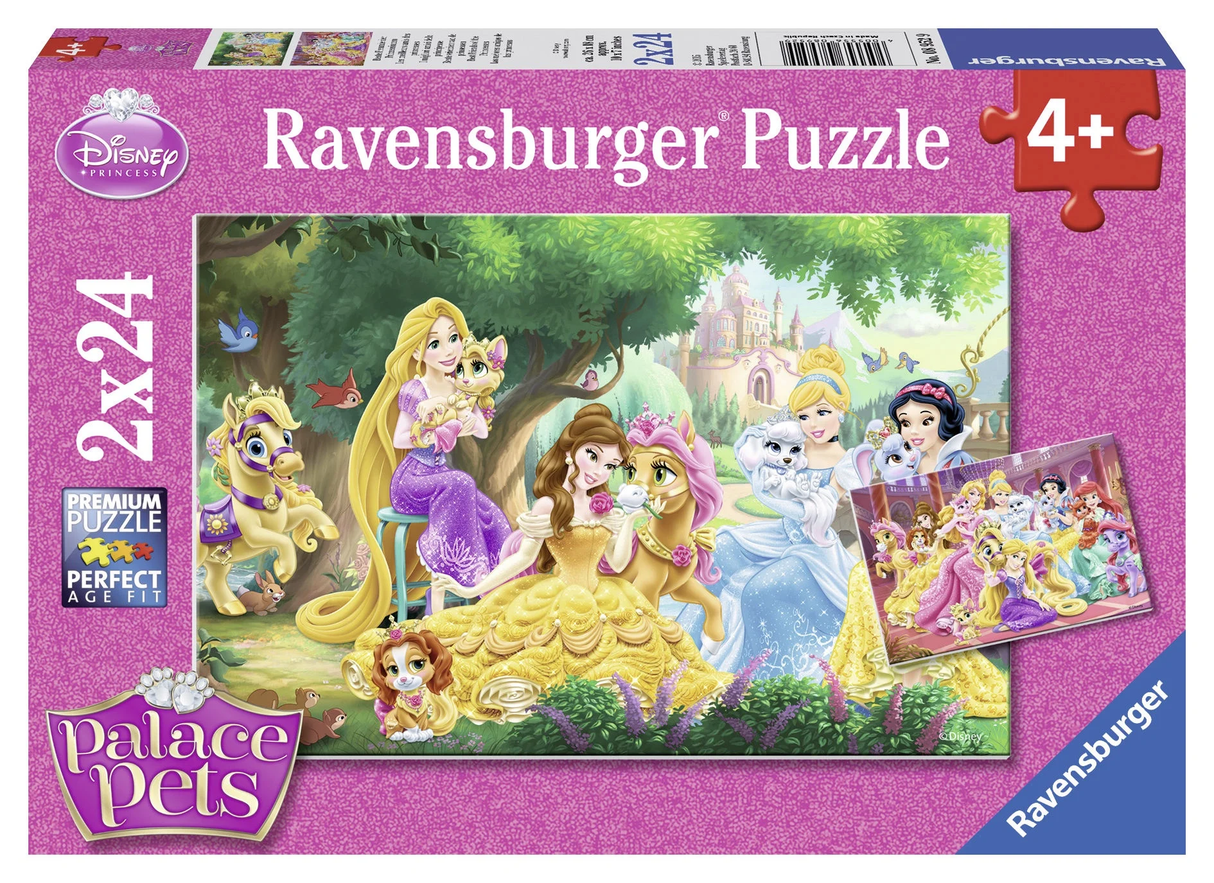 Ravensburger Puzzle 2x24 pc Princesses' Best Friends 089529V