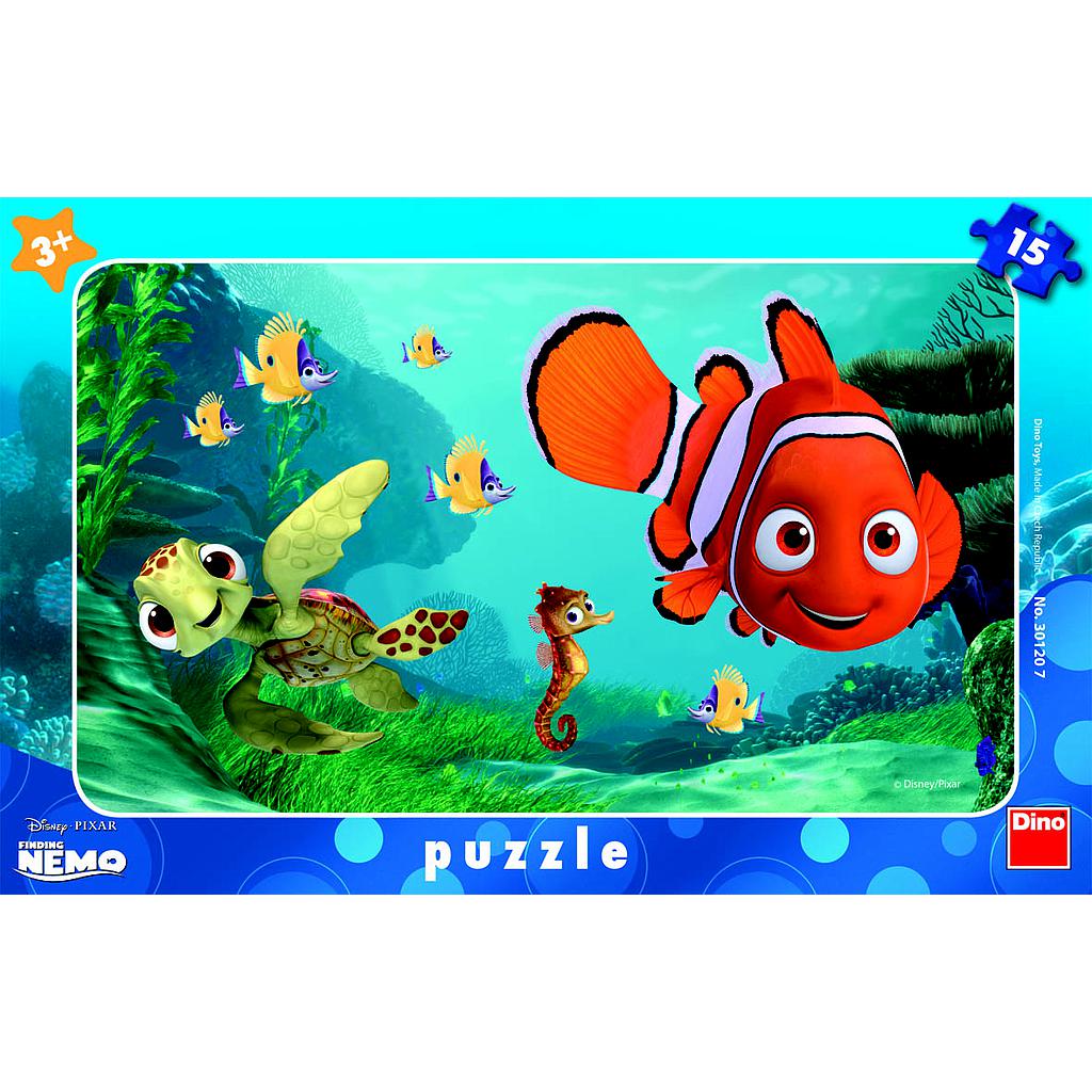 Dino Frame Puzzle 15 pc small, Disney Finding Nemo 30120D
