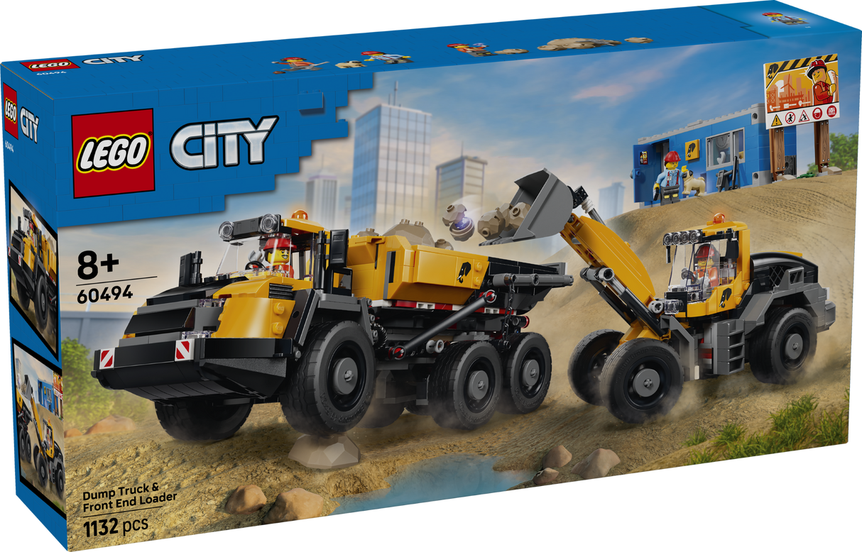 LEGO City Dump Truck & Front End Loader 60494L