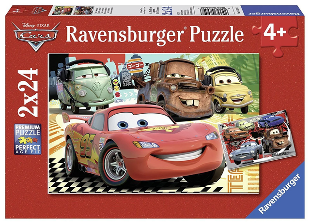 Ravensburger Puzzle 2x24 pc Cars 089598V
