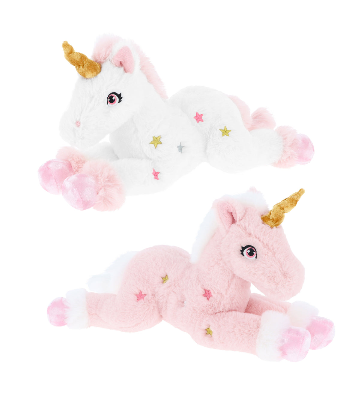 Keel Toys Keeleco Pink Unicorn, 35 cm - 2 designs SE3064K