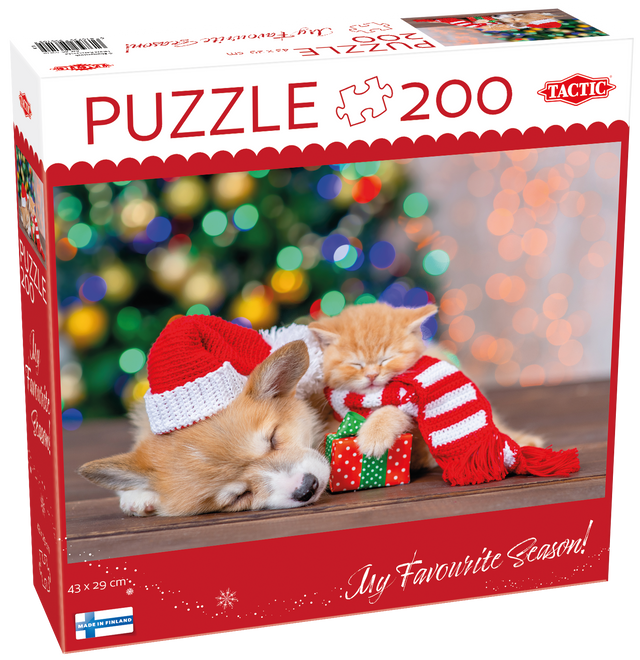 Tactic Puzzle 200 Pcs: Fluffy Presents 60861T