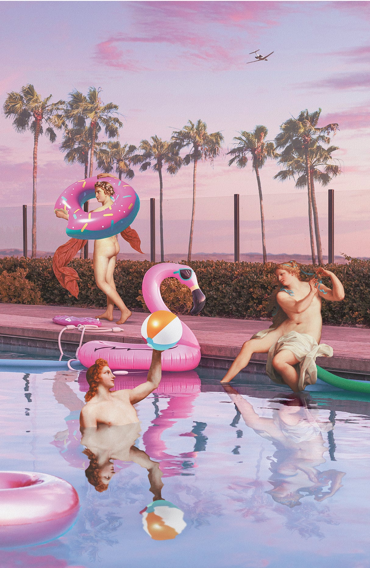 Ravensburger puzzle 200 pc Aphrodite Pool Party 12000768V