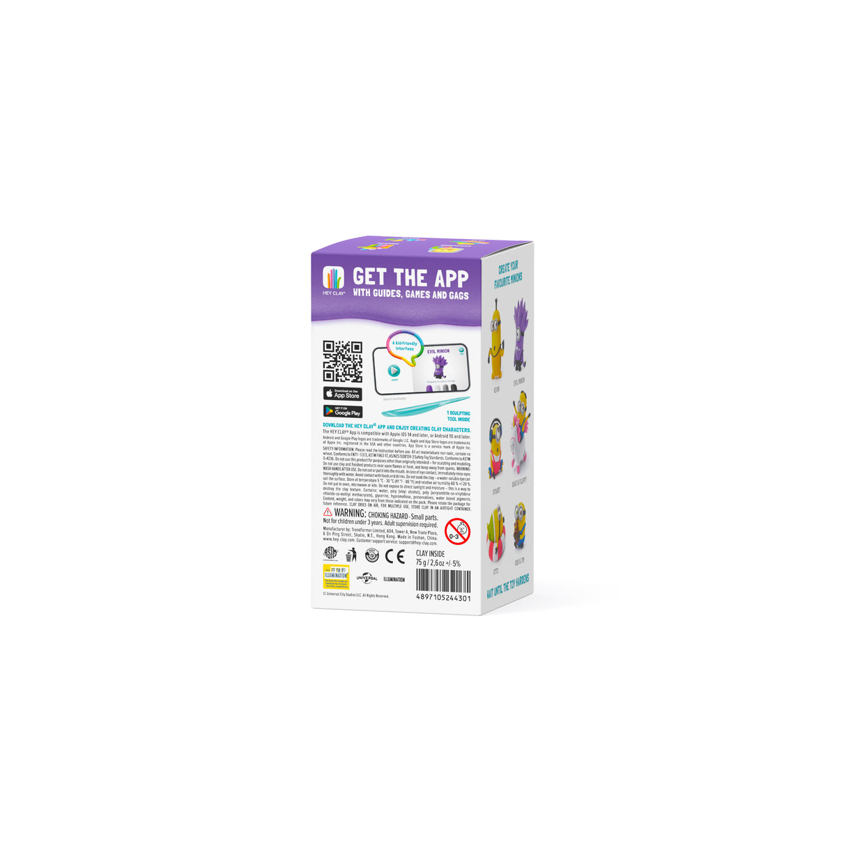 HEY CLAY Modeling Clay Minion Evil  50183E