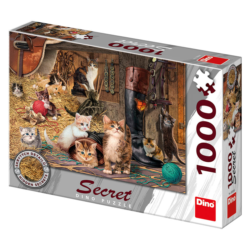 Dino Secret Puzzle 1000 pc Cats 53265D