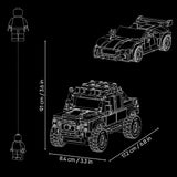 LEGO Speed Champions Jaguar Project 7 & Land Rover Defender 77264L