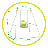 Smoby Metal Baby Swing 830304S
