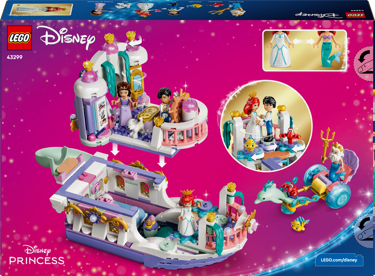 LEGO Disney Princess Ariel’s Royal Wedding Boat 43299L