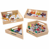 TTS Explorative Sensory Mirror Tray Shapes, 4pk EY01189B