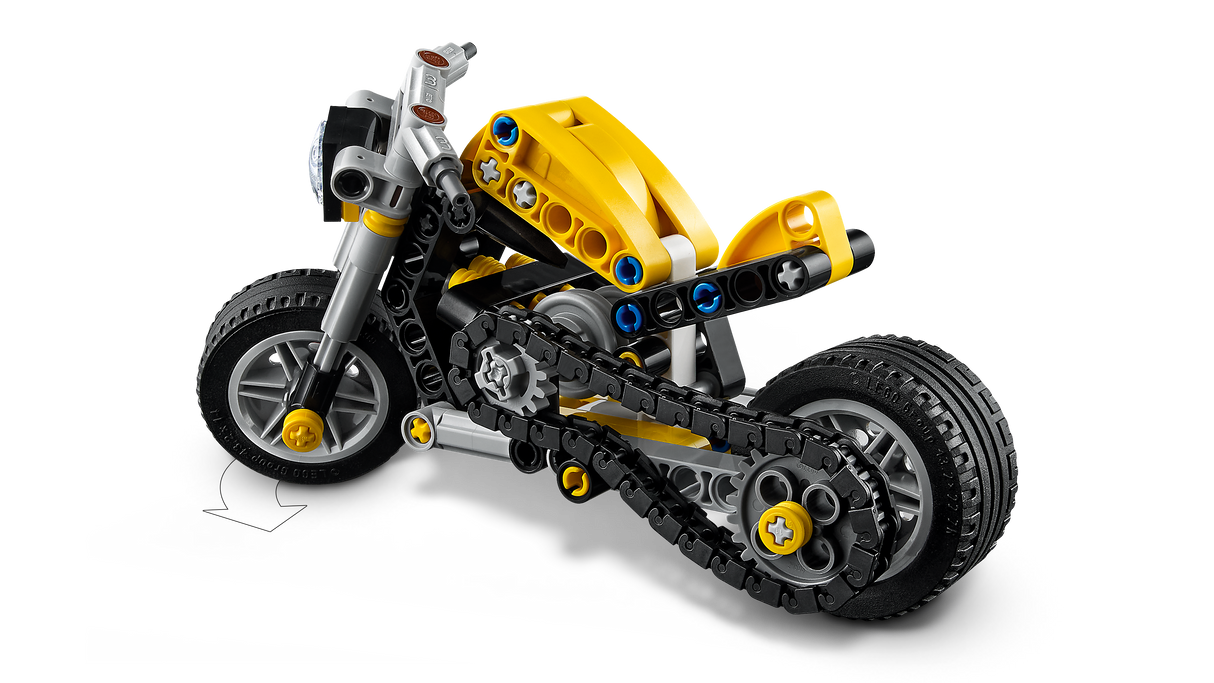 LEGO Technic Yellow Motorcycle 42225L