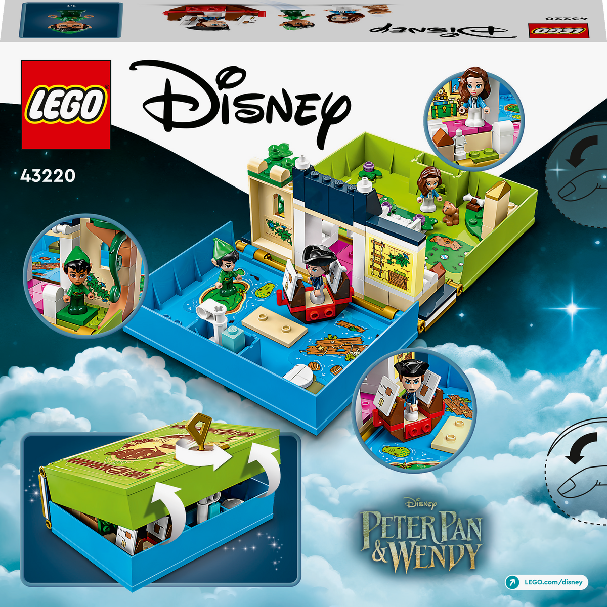 LEGO Disney Peter Pan & Wendy's Storybook Adventure 43220L