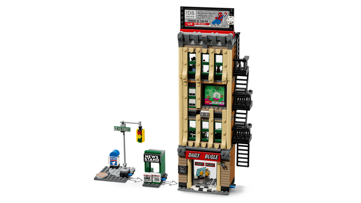 LEGO Super Heroes Spider-Man vs. Mysterio: The Daily Bugle 76342L
