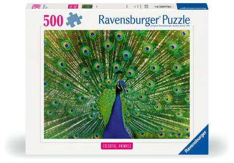 Ravensburger Puzzle 500 pc Peacock 12001332V