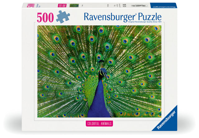 Ravensburger Puzzle 500 pc Peacock 12001332V