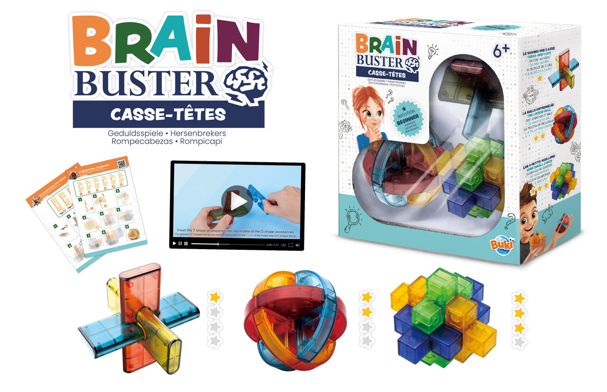 Buki Puzzle Game for Beginners 6206I