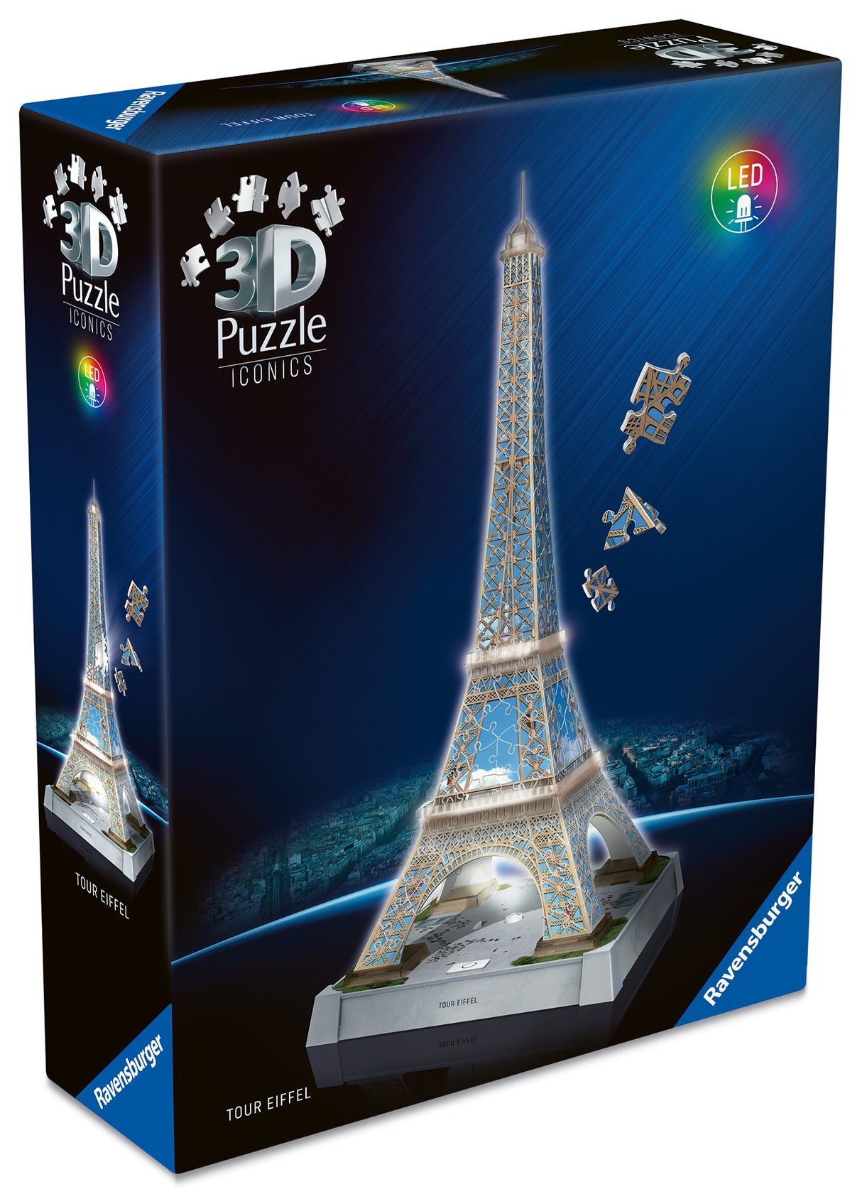 Ravensburger 3D Puzzle With LED Light: Eiffel Tower 12008024V