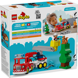 LEGO DUPLO Fire Truck with Hose and Firefighter 10473L