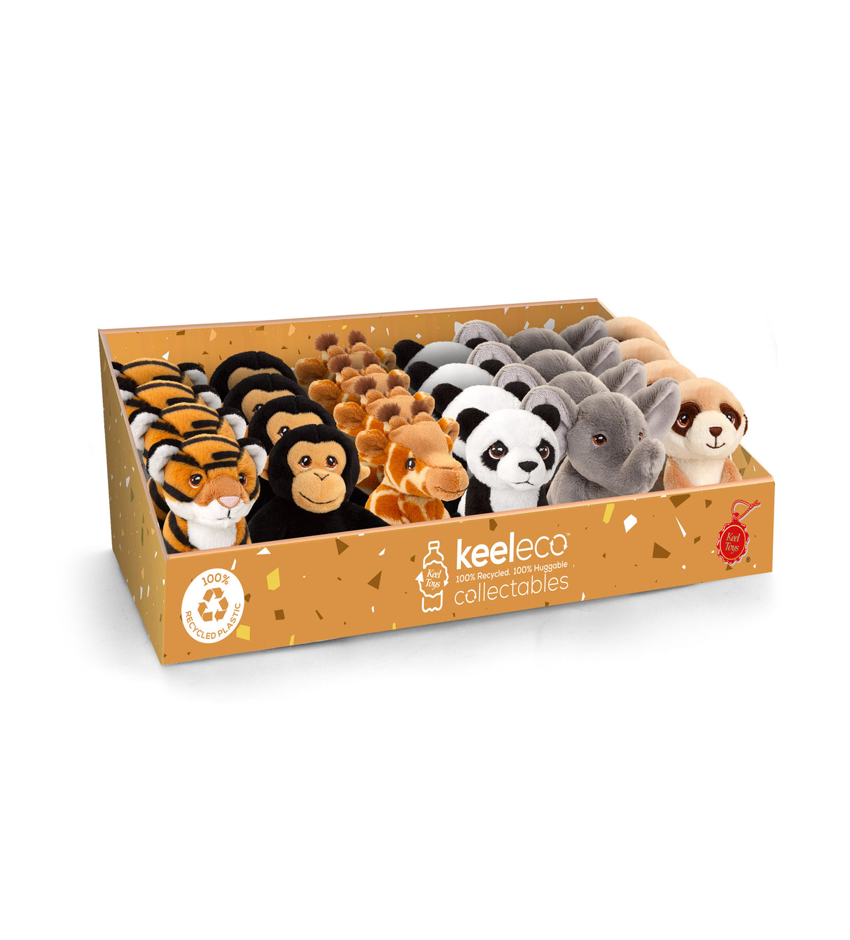 Keel Toys Keeleco Exotic Animals 12 cm - 6 different SE6691K