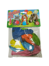 Bini Favourite Pets Balloons, 9 Pieces 80901H